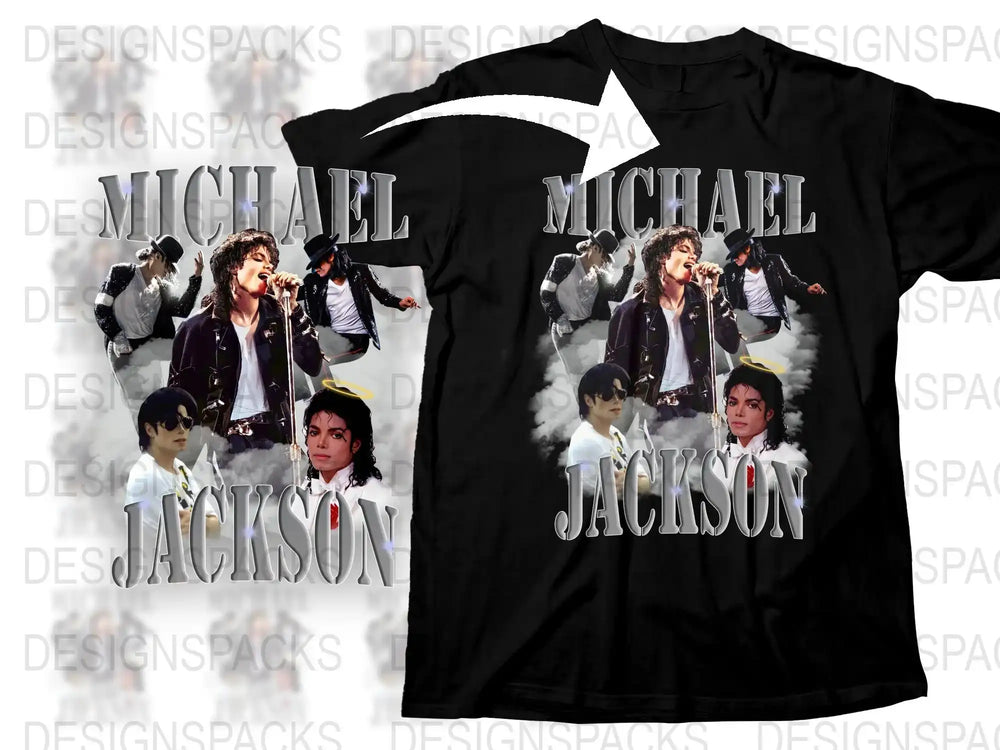 Michael Jackson Vintage T-Shirt, Retro Pop Icon Graphic Tee, Classic Music Legend Shirt, Unisex Fans Apparel
