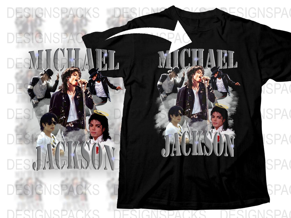 Michael Jackson Vintage T-Shirt, Retro Pop Icon Graphic Tee, Classic Music Legend Shirt, Unisex Fans Apparel