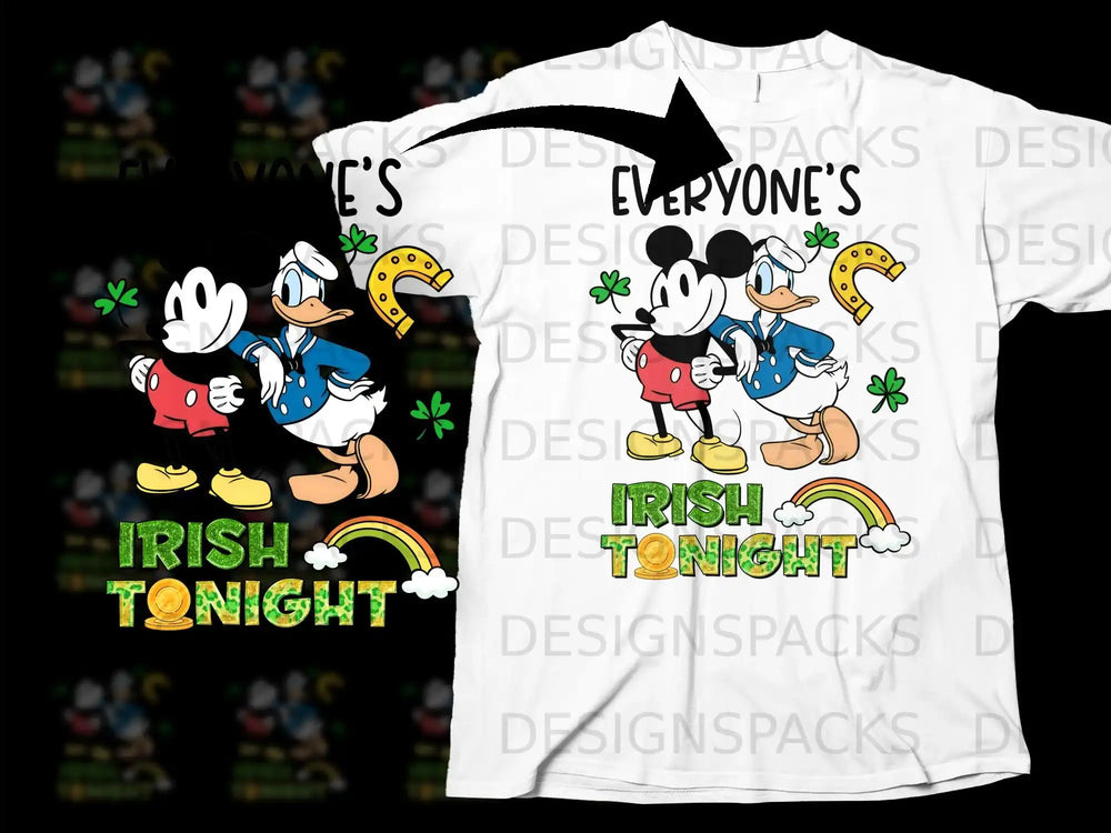 Everyone's Irish Tonight Mickey Donald product type