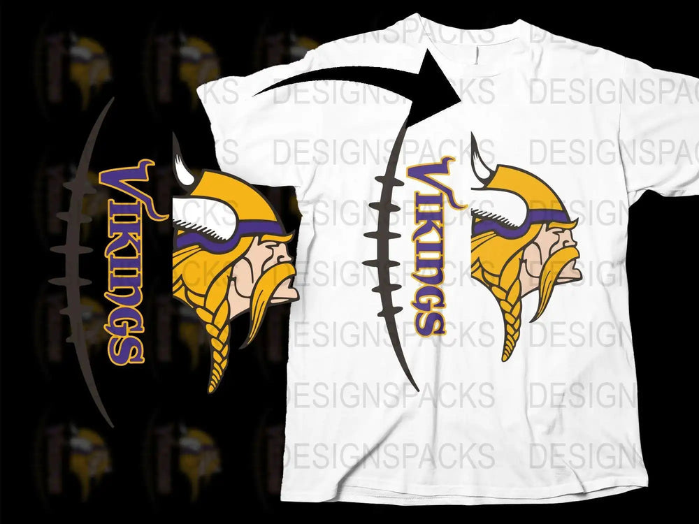 Viking Warrior Graphic T-Shirt, Norse Mythology Inspired, Bold Helmet Design, Casual Unisex Apparel