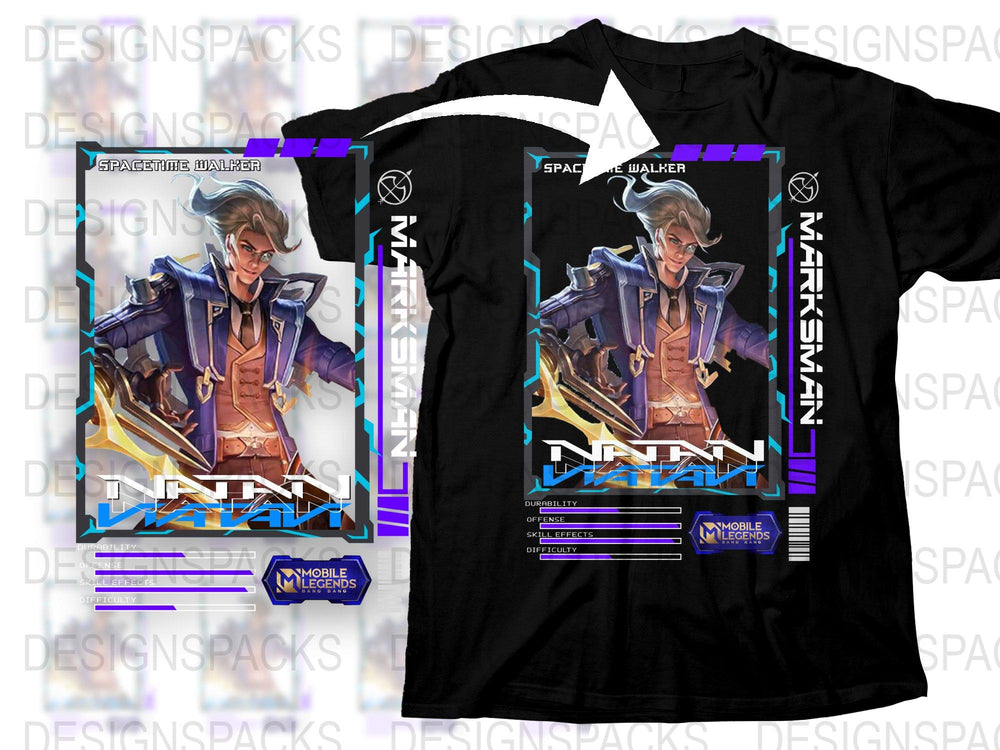 Nanam Dayai Space Walker T-Shirt, Cyberpunk Graphic Tee, Sci-Fi Gaming Apparel, Unisex Fashion Shirt