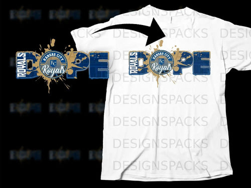 Kansas City Royals Dope Graphic White T-Shirt