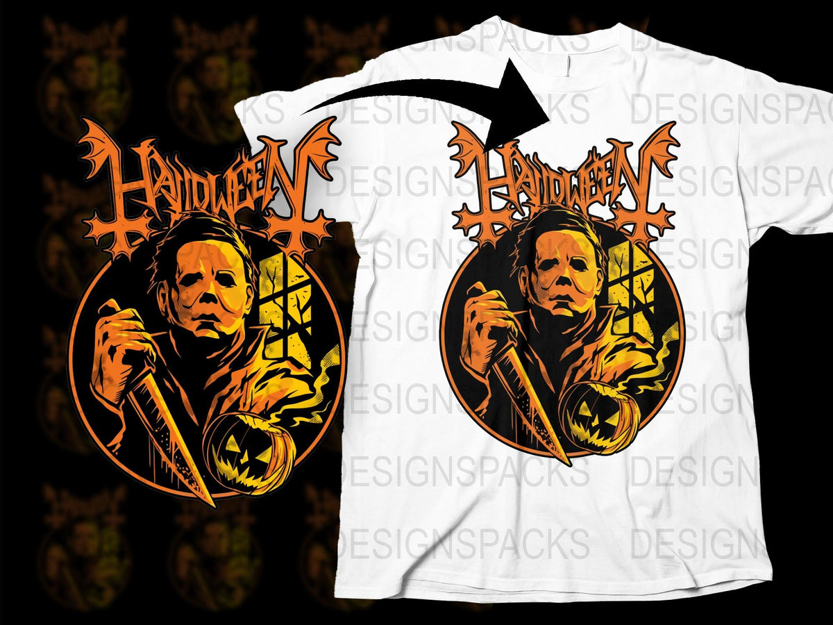 Halloween Horror Movie T-Shirt, Michael Myers Graphic Tee, Unisex Horror Film Shirt