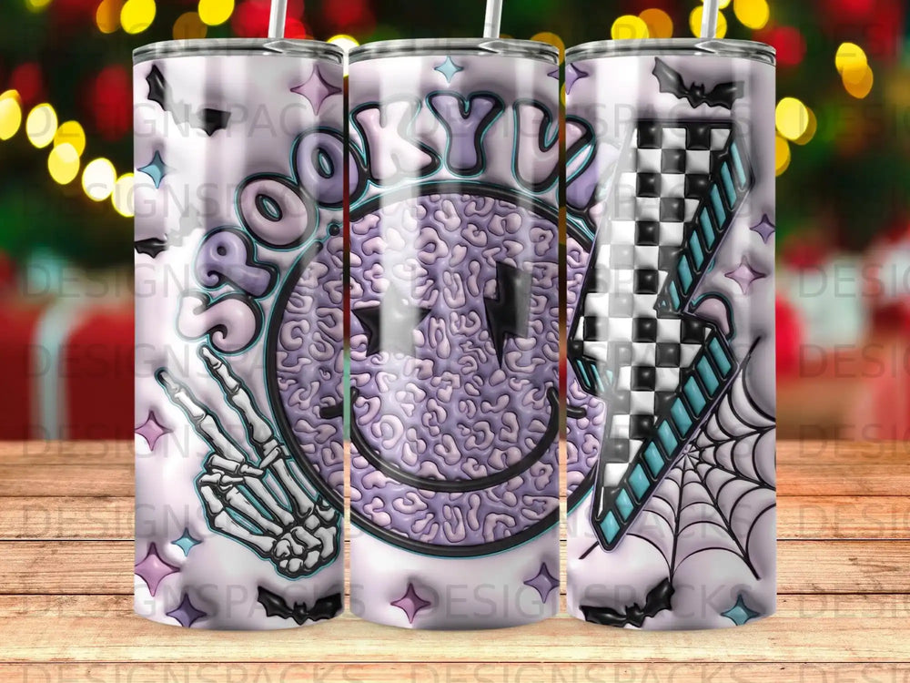 Spooky Smiley Face Checkerboard Lightning product type