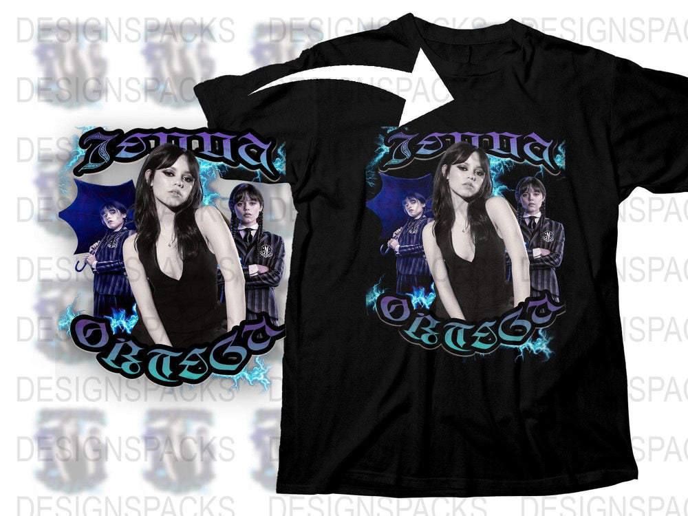Gothic Band T-Shirt, Dark Fantasy Music Tee, Men's Women's Unisex Black Shirt, Rock Concert Apparel, Graphic Print Top, Gift Idea