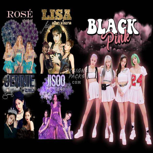 5 KPOP V3 Designs Bundle PNG DESIGNSPACKS