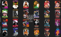 Load image into Gallery viewer, 50 Hip Hop Rap Male V1 Designs Bundle PNG designspacks
