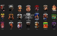 Load image into Gallery viewer, 50 WWE Designs Bundle PNG designspacks
