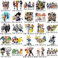 Load image into Gallery viewer, 50 Anime Mix Friends Designs Bundle PNG
