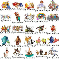 Load image into Gallery viewer, 50 Cartoon Mix Friends Designs Bundle PNG
