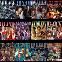 Load image into Gallery viewer, 50 Celebrity Fan Mixed Bootleg 90s V4 Designs Bundle PNG
