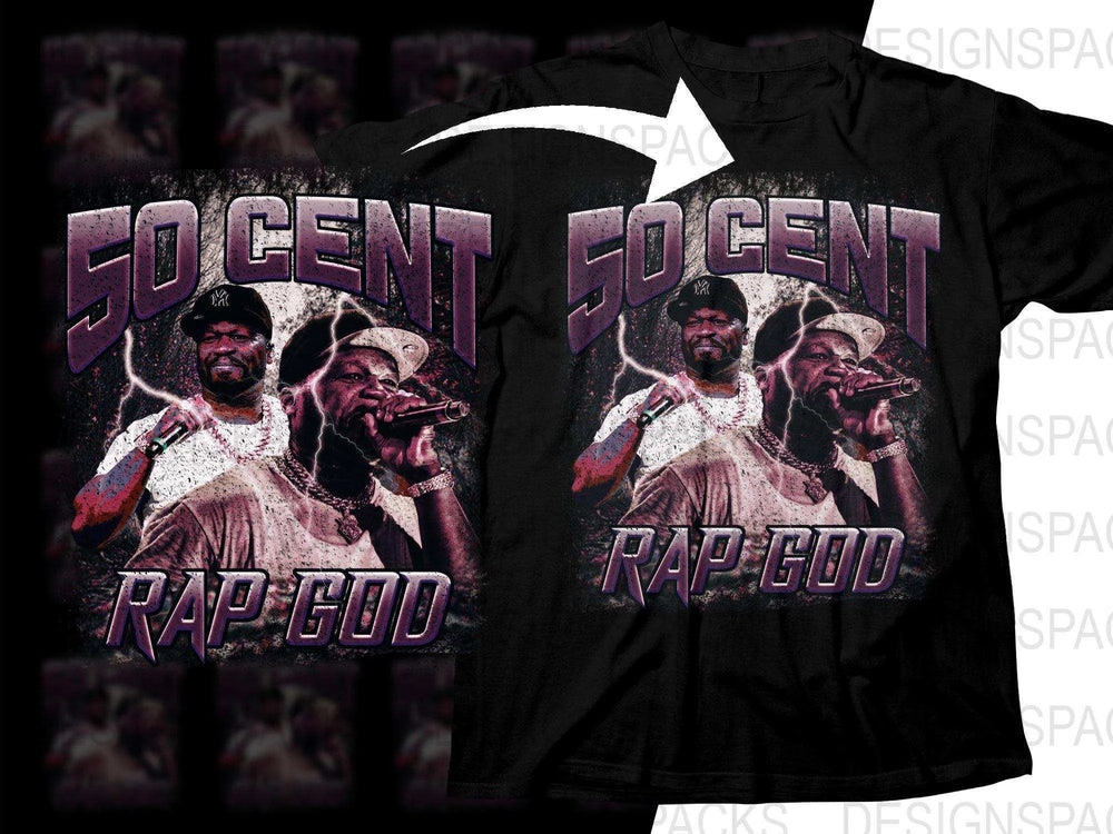 50 Cent Rap God Bootleg Music Png Digital Download