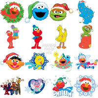 Load image into Gallery viewer, 50 Christmas Sesame Cartoon Designs Bundle Png
