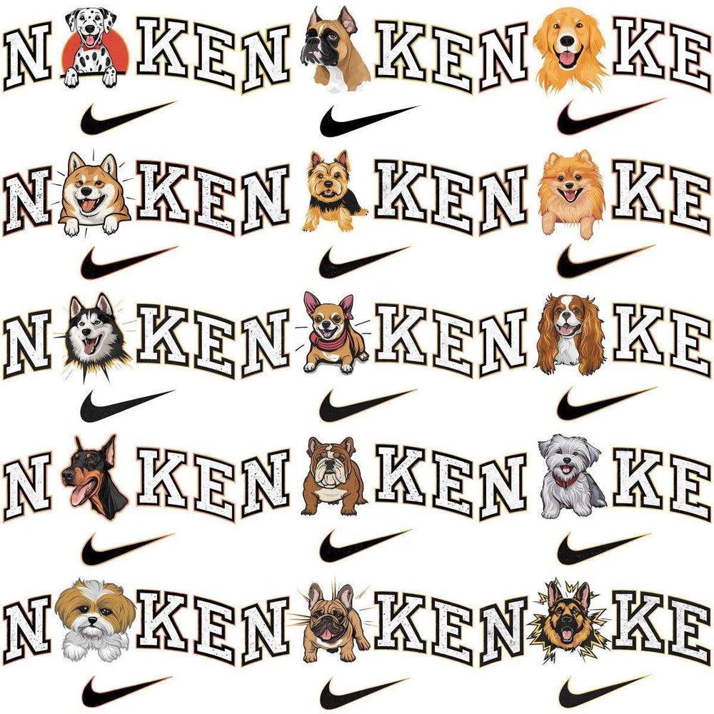 50 Dogs Brand Swoosh Designs Bundle PNG