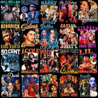 Load image into Gallery viewer, 50 Hip Hop Rap mix V5 Designs Bundle PNG
