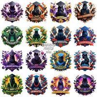 Load image into Gallery viewer, 50 Just Graduated Girls Designs Bundle Png

