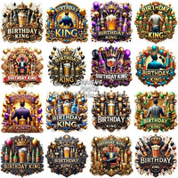 Load image into Gallery viewer, 50 Men Birthday King Designs Bundle Png
