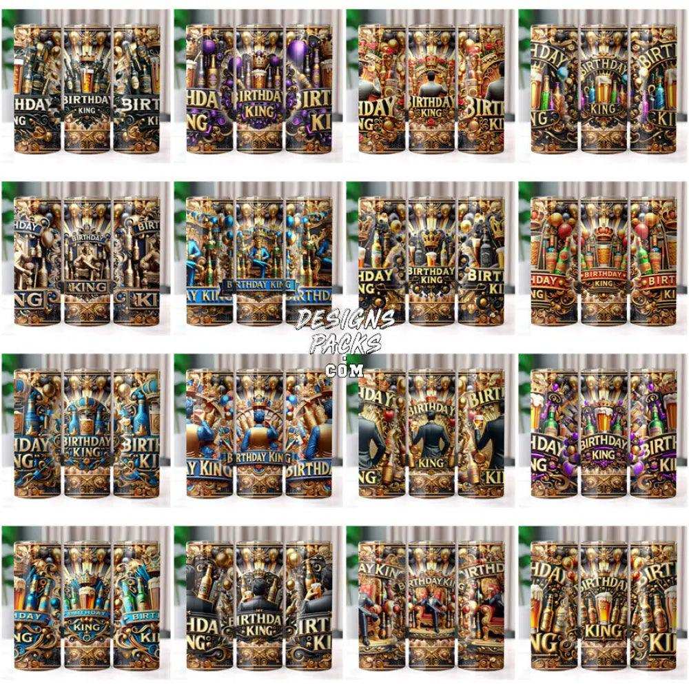 50 Men Birthday King Tumbler Wrap Bundle Jpg