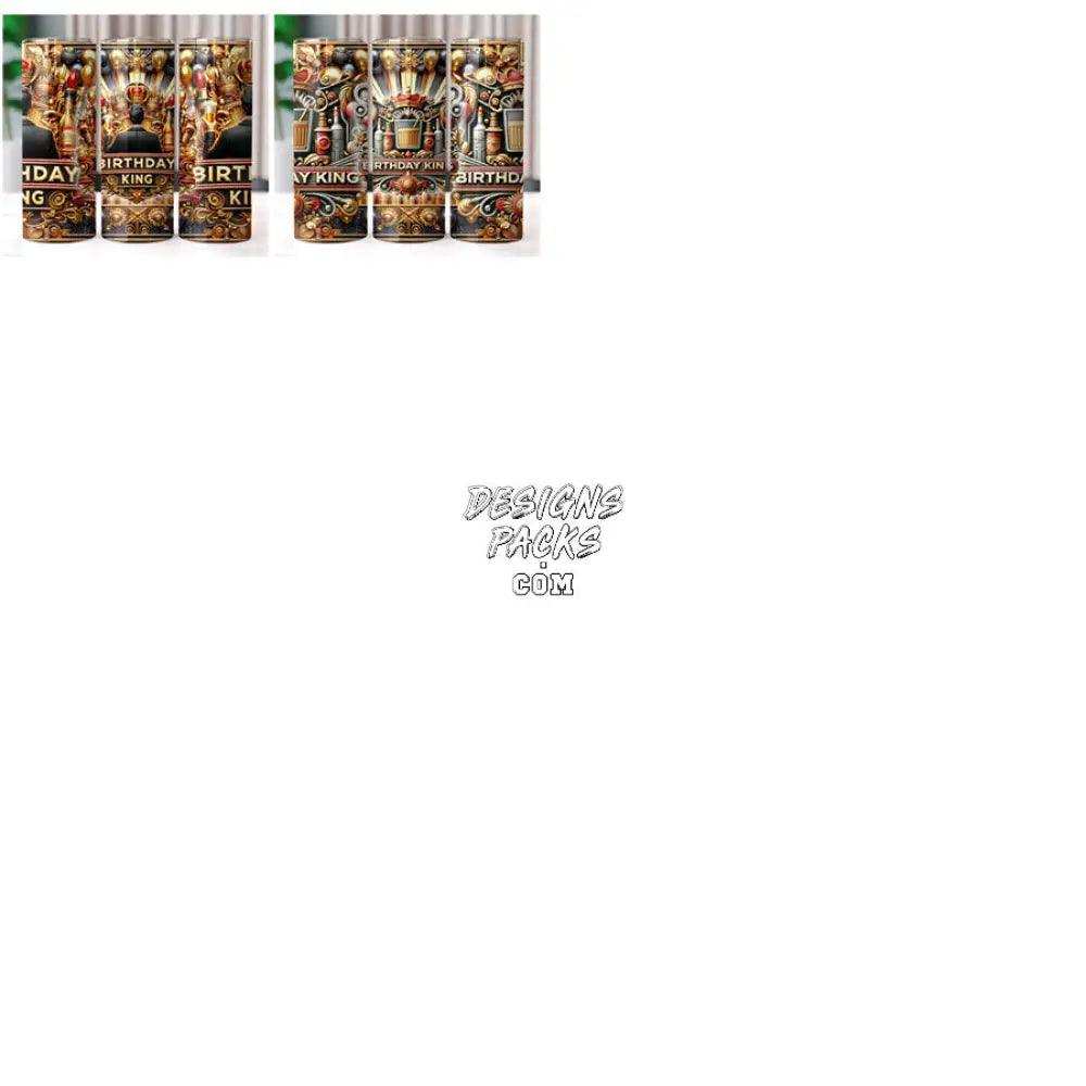 50 Men Birthday King Tumbler Wrap Bundle Jpg