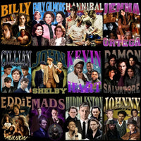 Load image into Gallery viewer, 50 Movie Celebrity Series TV Bootleg Designs Bundle PNG
