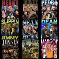 Load image into Gallery viewer, 50 Movie Celebrity Series TV Bootleg Designs Bundle PNG
