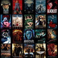 Load image into Gallery viewer, 50 Movies &amp; Series Halftone Designs Bundle Png
