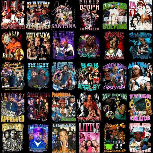 50 Music Mix V2 Designs Bundle Png