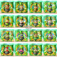Load image into Gallery viewer, 50 St Patricks Day Animals Tumbler Wrap Bundle Jpg
