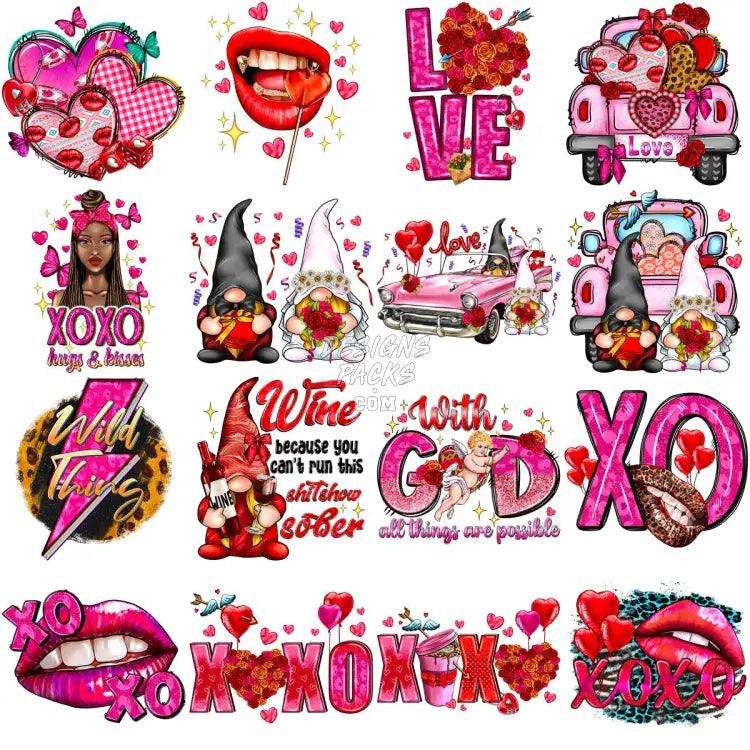50 Valentines Day Designs Bundle Png