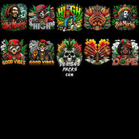 Load image into Gallery viewer, 50 Weed Cannabis 420 Marijuana Designs Bundle Png
