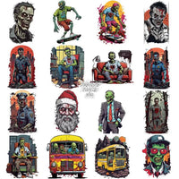Load image into Gallery viewer, 50 Zombie Designs Bundle Png
