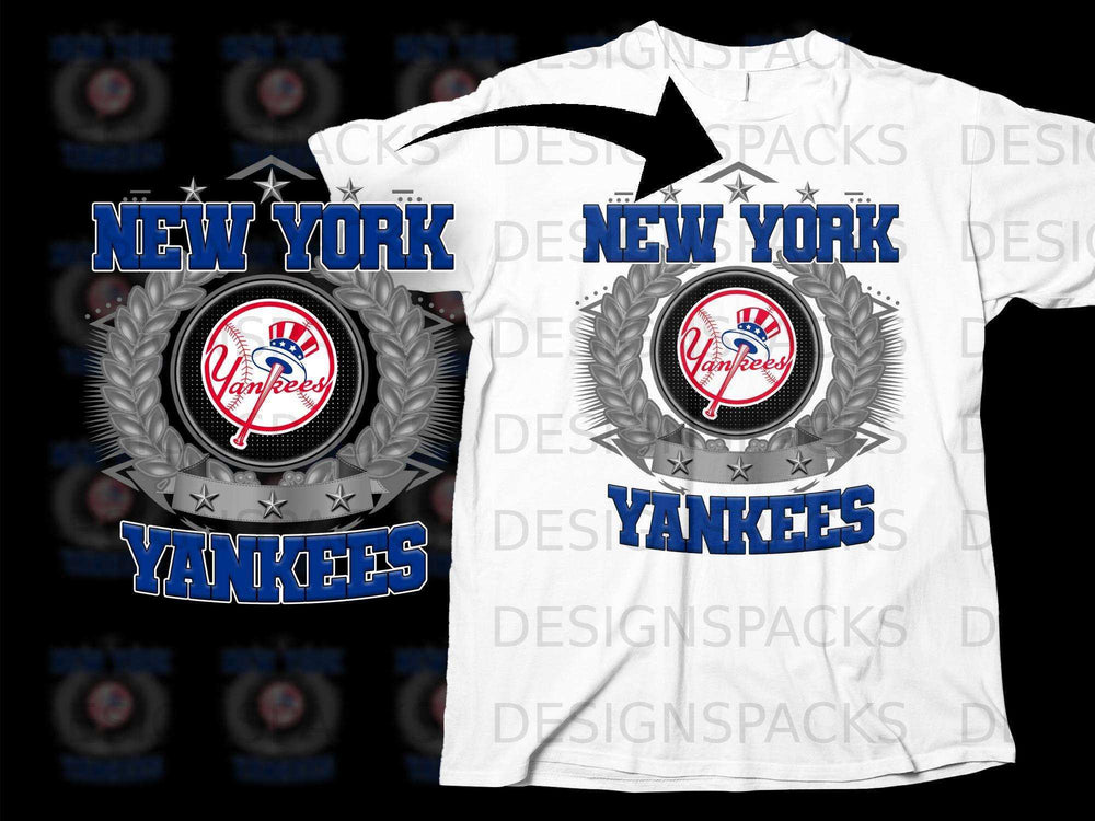 New York Yankees White Graphic Tee Fan Apparel Shirt