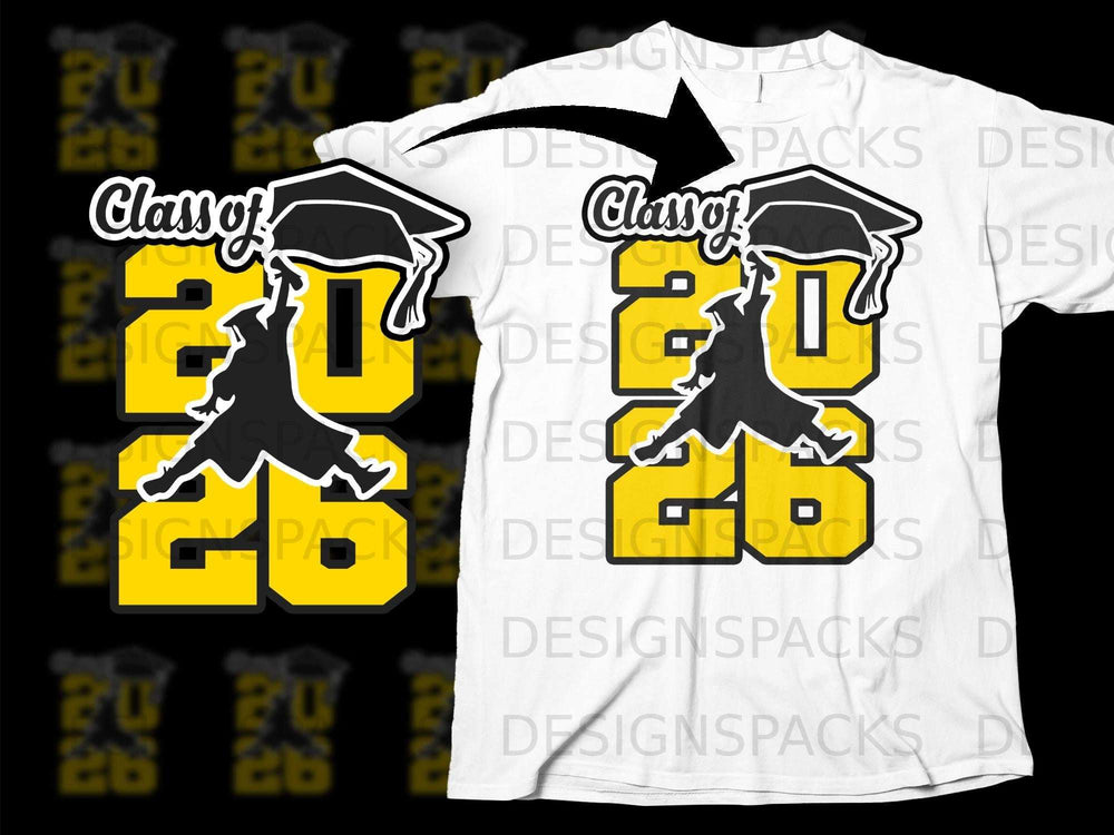 Graduation graphic with "Class of 2026" and a silhouetted graduate.