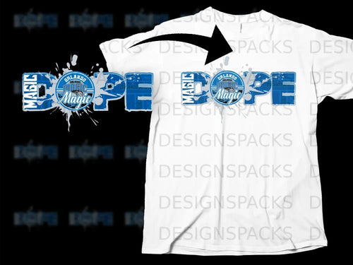 Orlando Magic Dope Graphic White T-Shirt Product