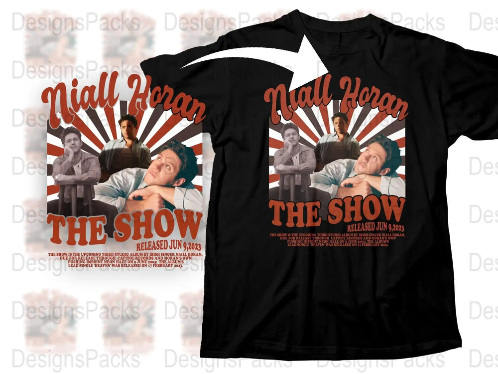 Niall Horan The Show Concert T-Shirt, Released June 2023, Vintage Band Tee, Music Fan Apparel, Unisex Graphic Tee