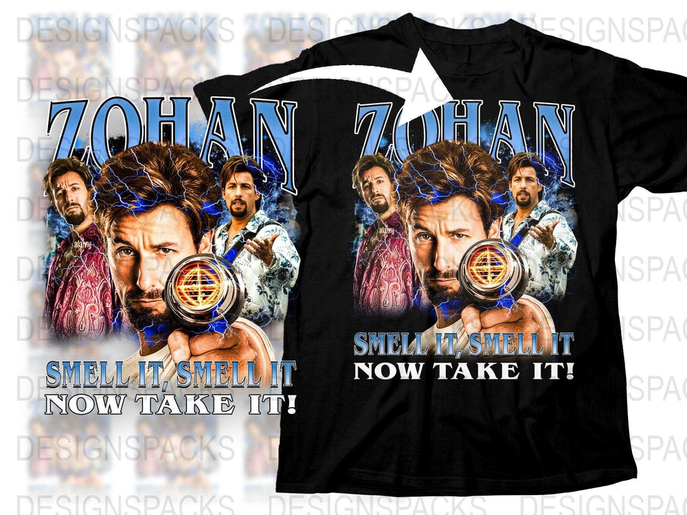 Zohan Movie T-Shirt, Adam Sandler Comedy Film Fan Merch, Colorful Graphic Tee, Unique Gift Idea