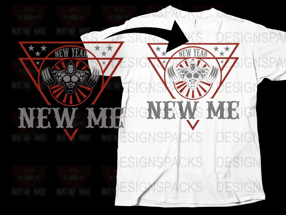 New Year Men's White T-Shirt, Vintage Motorcycle Design, Festive Graphic Tee, Unique Holiday Gift Idea