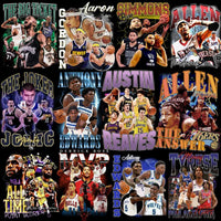 Load image into Gallery viewer, 51 Basketball Teams Players Bootleg Homage Designs Bundle PNG
