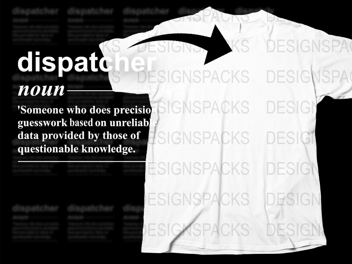 Funny Dispatcher T-Shirt, Precision Guesswork Graphic Tee, Unique Gift for Coworkers, Casual White Shirt