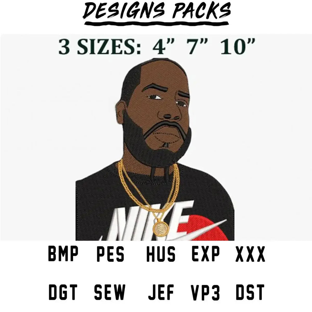 Basket Ball Brand Embroidery Design