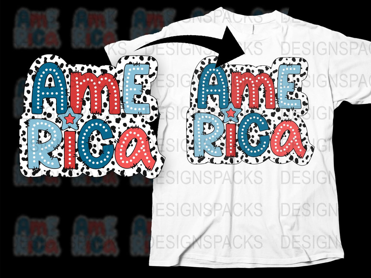 Patriotic America T-Shirt, Red White Blue, Star Spangled Graphic Tee, Unisex Adult Clothing
