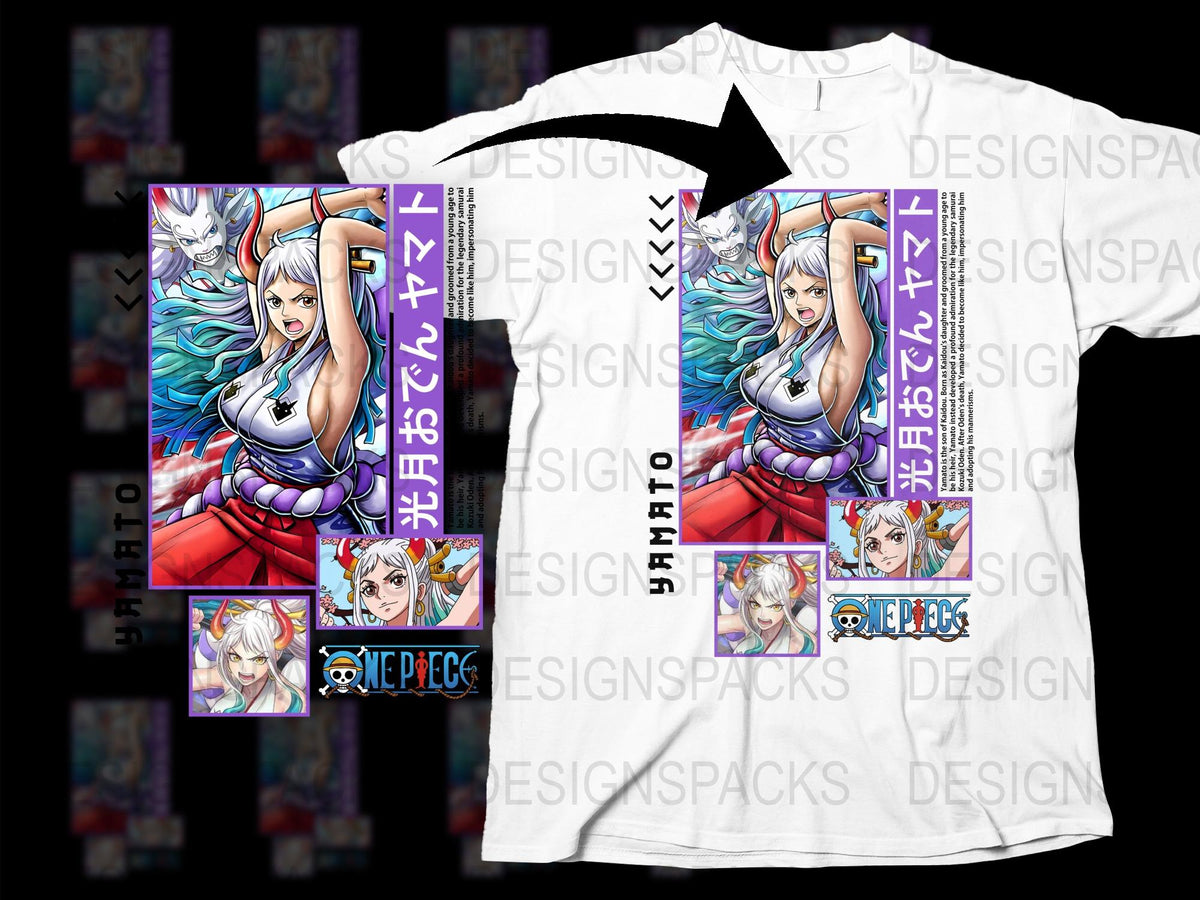 Anime Inspired One Piece T-Shirt, Colorful Manga Design, Casual Streetwear, Unisex Graphic Tee