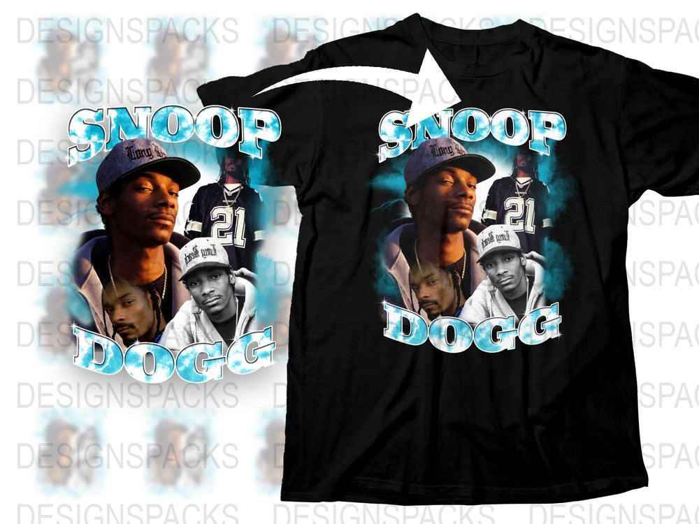 Snoop Dogg T-Shirt, Vintage Hip Hop Tee, 90s Rap Music Shirt, Urban Streetwear, Collector's Item, Graphic Black T-Shirt