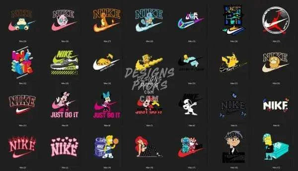 52 Cartoon Brand Designs Bundle PNG