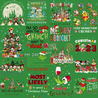 Load image into Gallery viewer, 52 Christmas Cartoon Mixed Designs Bundle Png
