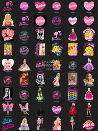 Load image into Gallery viewer, 52 Doll Cartoon Designs Bundles PNG DESIGNSPACKS
