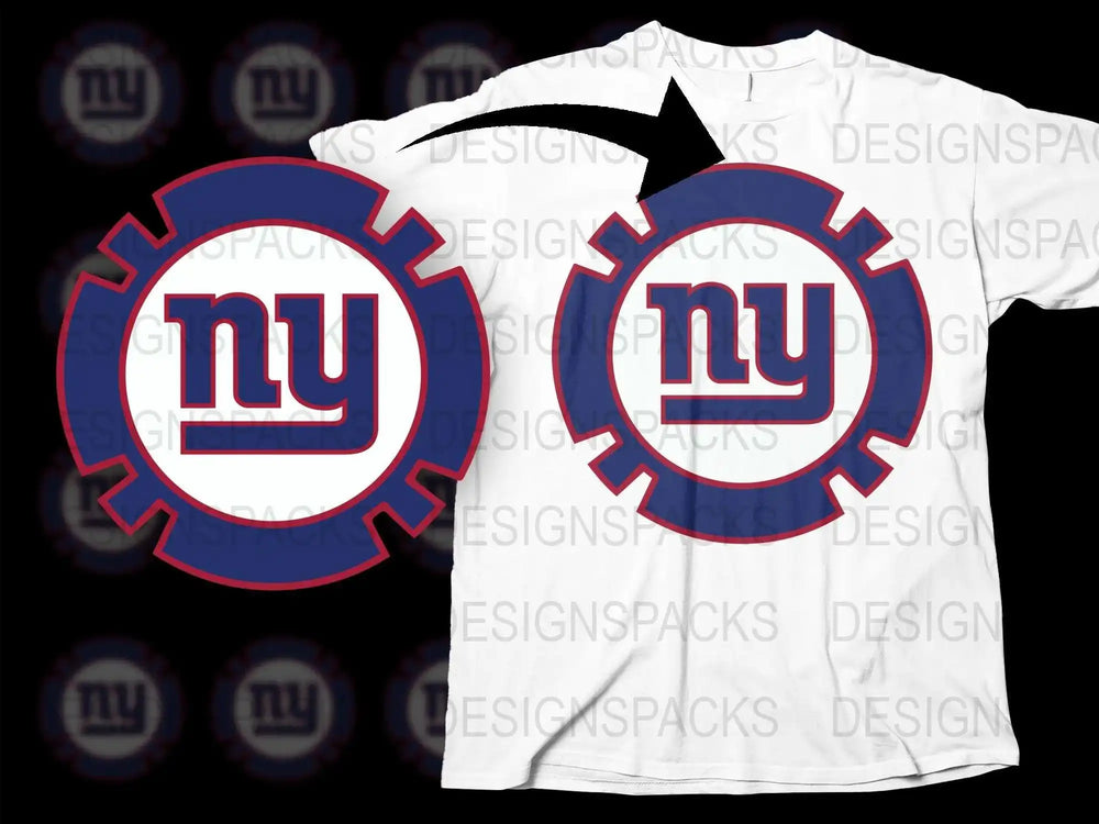 New York NY Logo T-Shirt, Unisex Fashion Sports Tee, Classic Blue and Red Design, Casual Wear