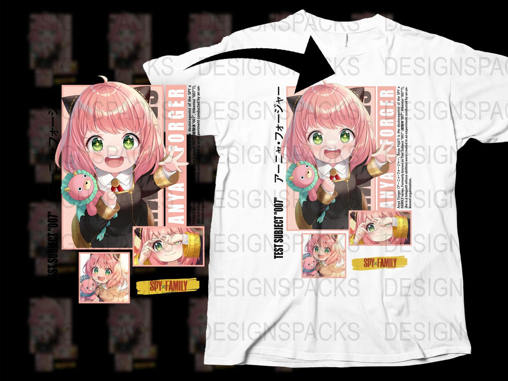 Anime Girl T-Shirt, Cute Pink Hair Character, Donut Graphic Tee, Japanese Manga Style Shirt, Casual Wear Gift for Anime Fans