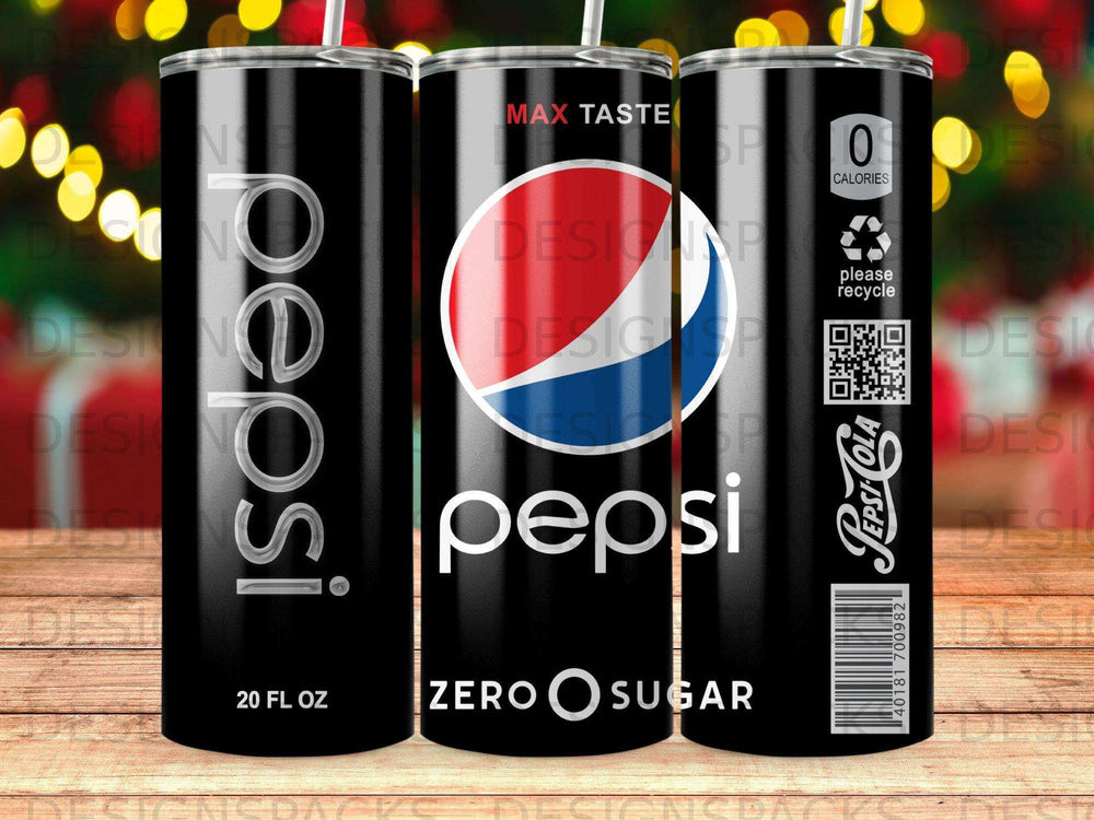 Pepsi Zero Sugar 20 fl oz can with "Max Taste" and recycling symbol.