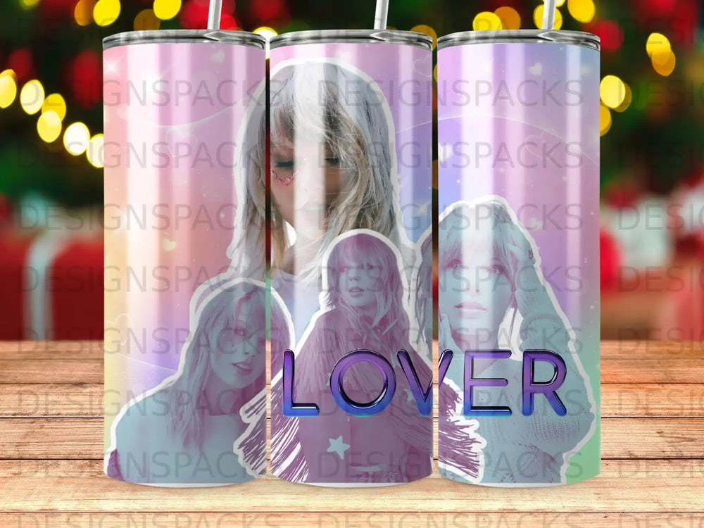 Taylor Swift Lover Hearts Pastel Gradient Aesthetic Tumbler Product Type